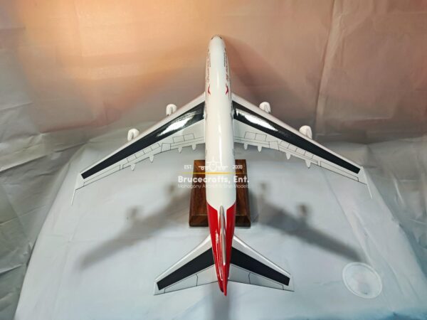 Model of B747-200 Air Mauritius with detailed craftsmanship.